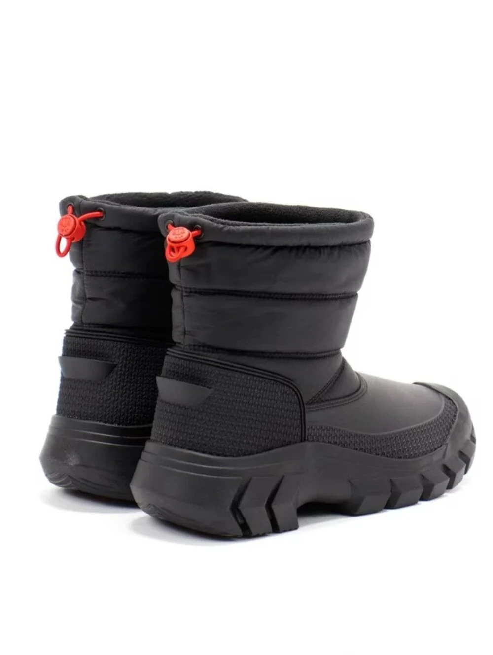Hunter Women’s Intrepid Short Snow Boot Pull-On Black Insulated US 7 EU 38 UK 5
